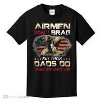 Proud Air Force Dad Air Force Graduation Air Tee Kids T-Shirt thumb 0