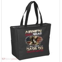 Proud Air Force Dad Air Force Graduation Air Tee Tote Bag thumb 2