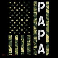 Papa American Flag Proud Dad Fathers Day Gift Coffee Mug thumb 5