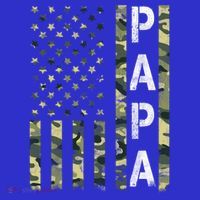 Papa American Flag Proud Dad Fathers Day Gift Long Sleeve Shirt thumb 2
