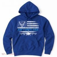 Proud Air Force Dad Cool Gift Veteran Flag Gift Great Gift Hoodie thumb 0