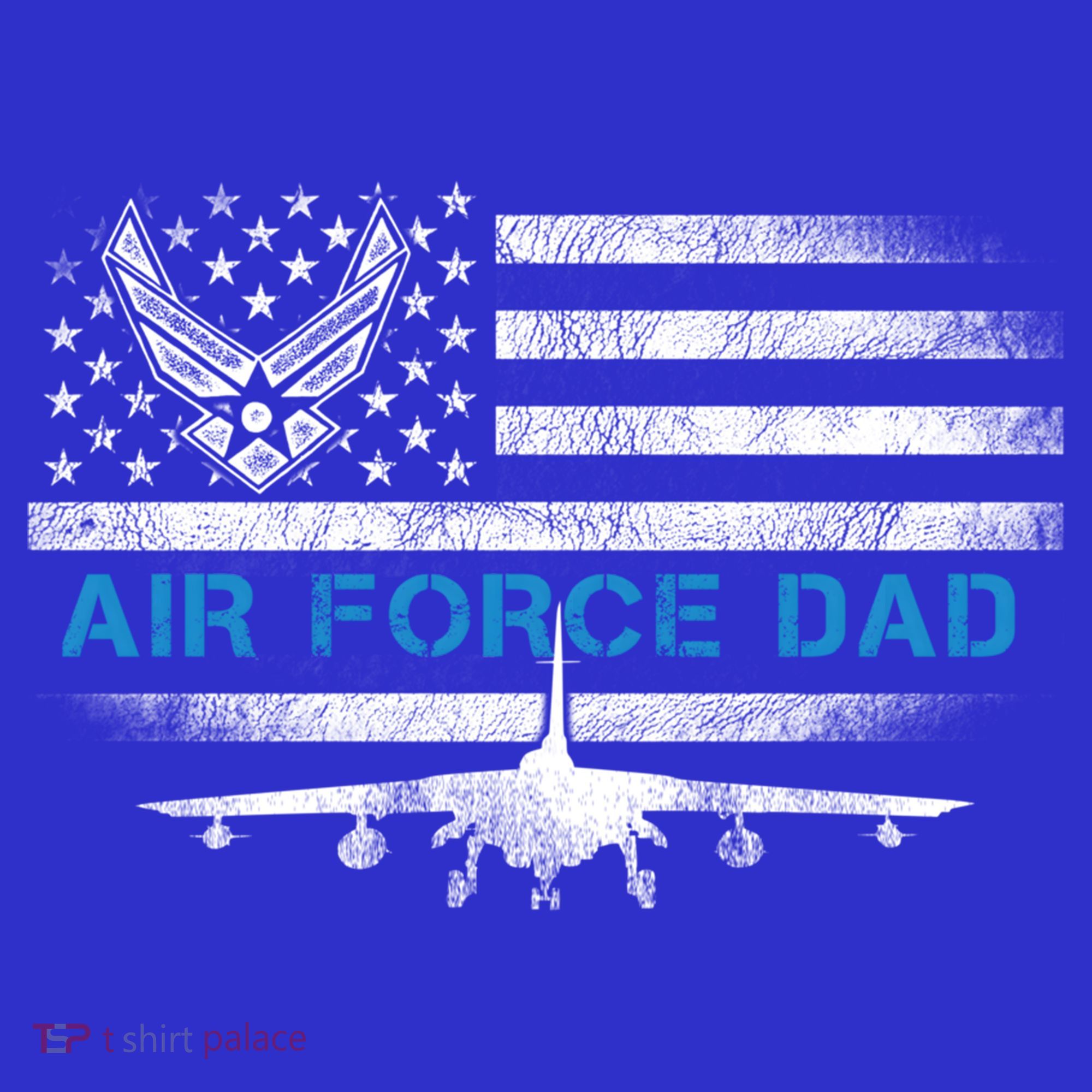 Proud Air Force Dad Cool Gift Veteran Flag Gift Great Gift T-Shirt