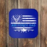 Proud Air Force Dad Cool Gift Veteran Flag Gift Great Gift Coaster thumb 0
