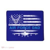 Proud Air Force Dad Cool Gift Veteran Flag Gift Great Gift Mousepad thumb 0