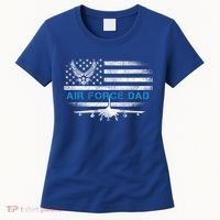 Proud Air Force Dad Cool Gift Veteran Flag Gift Great Gift Women's T-Shirt thumb 0