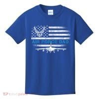 Proud Air Force Dad Cool Gift Veteran Flag Gift Great Gift Kids T-Shirt thumb 0