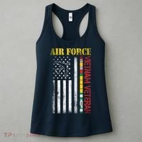Proud Air Force Vietnam Veteran American Flag Gift Women's Tank Top thumb 3