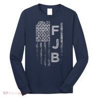 Pro America Flag Fuck Biden FJB Long Sleeve Shirt thumb 0