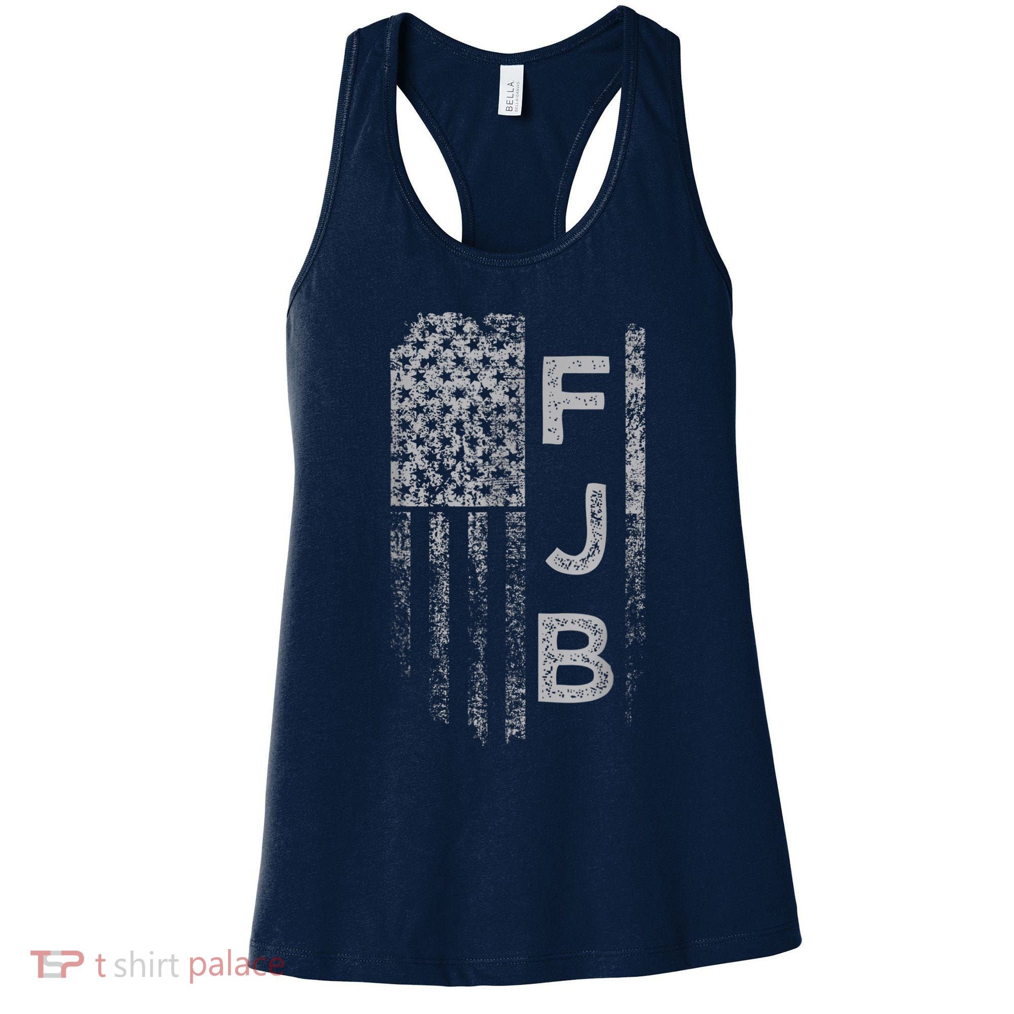 Pro America Flag Fuck Biden FJB Women's Tank Top
