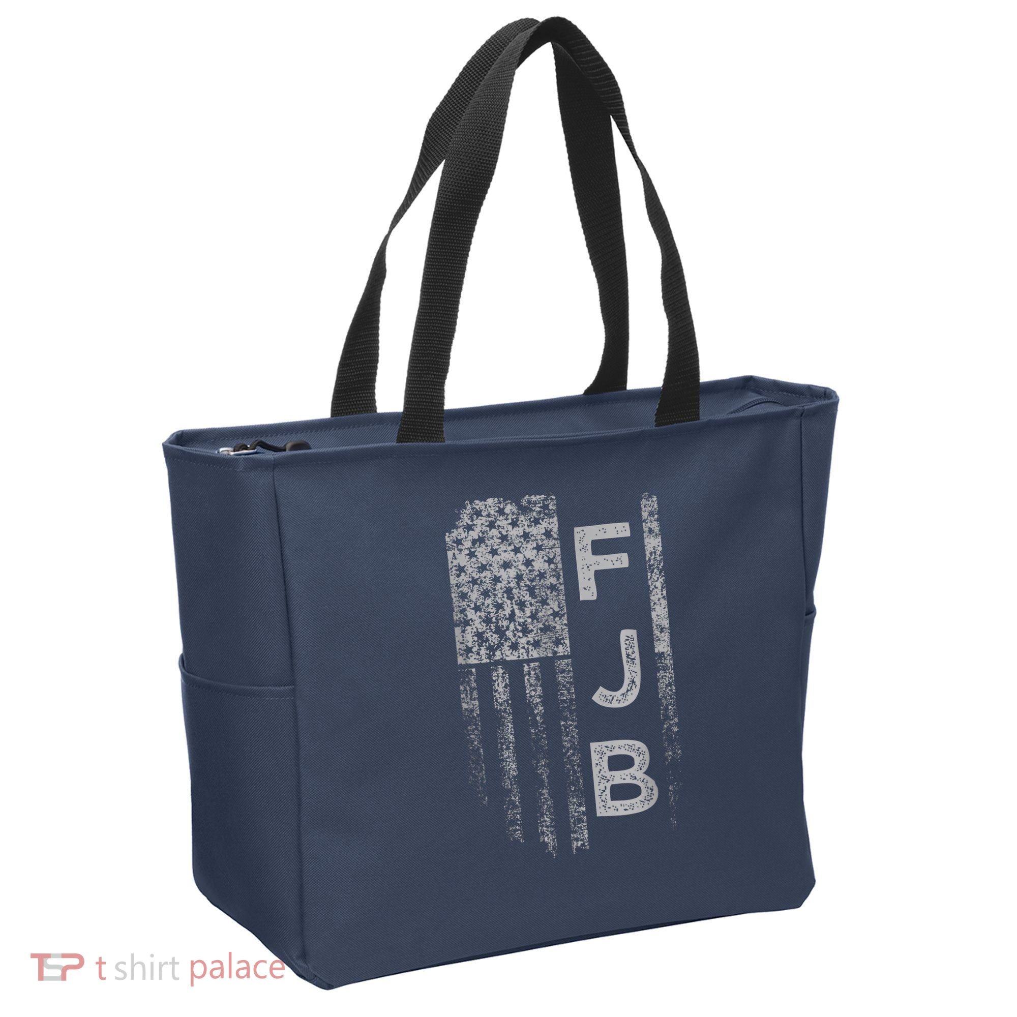 Pro America Flag Fuck Biden FJB Tote Bag