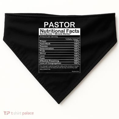Pastor Appreciation Gift Cool Preacher USA-Made Doggie Bandana