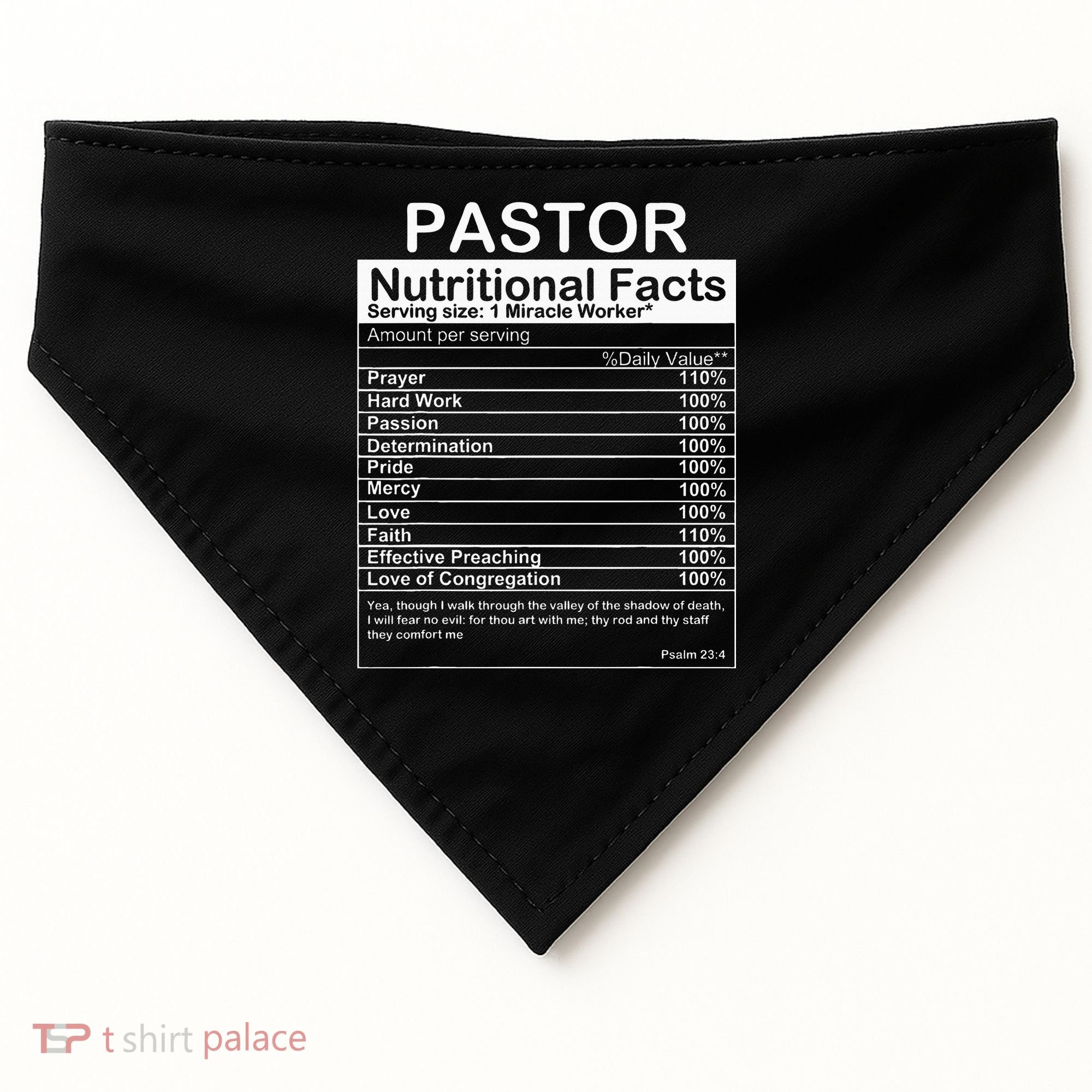 Pastor Appreciation Gift Cool Preacher USA-Made Doggie Bandana