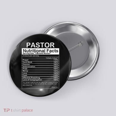 Pastor Appreciation Gift Cool Preacher Button