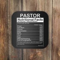 Pastor Appreciation Gift Cool Preacher Coaster thumb 0