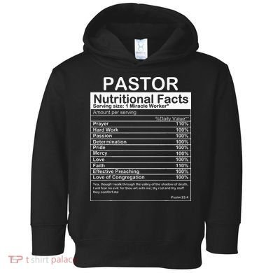 Pastor Appreciation Gift Cool Preacher Toddler Hoodie