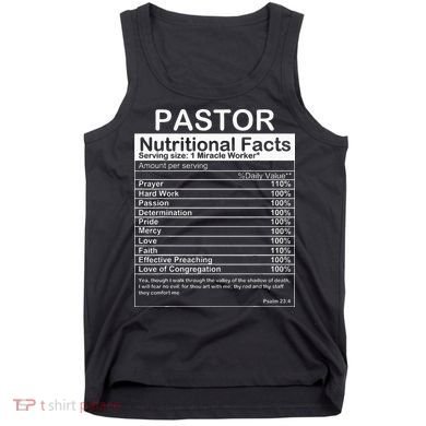 Pastor Appreciation Gift Cool Preacher Tank Top