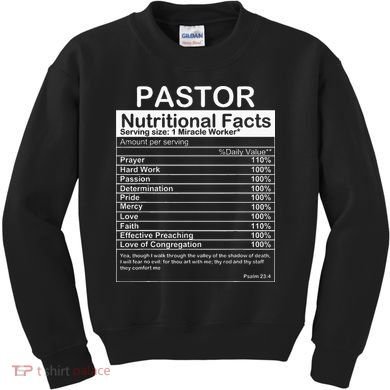 Pastor Appreciation Gift Cool Preacher Kids Sweatshirt