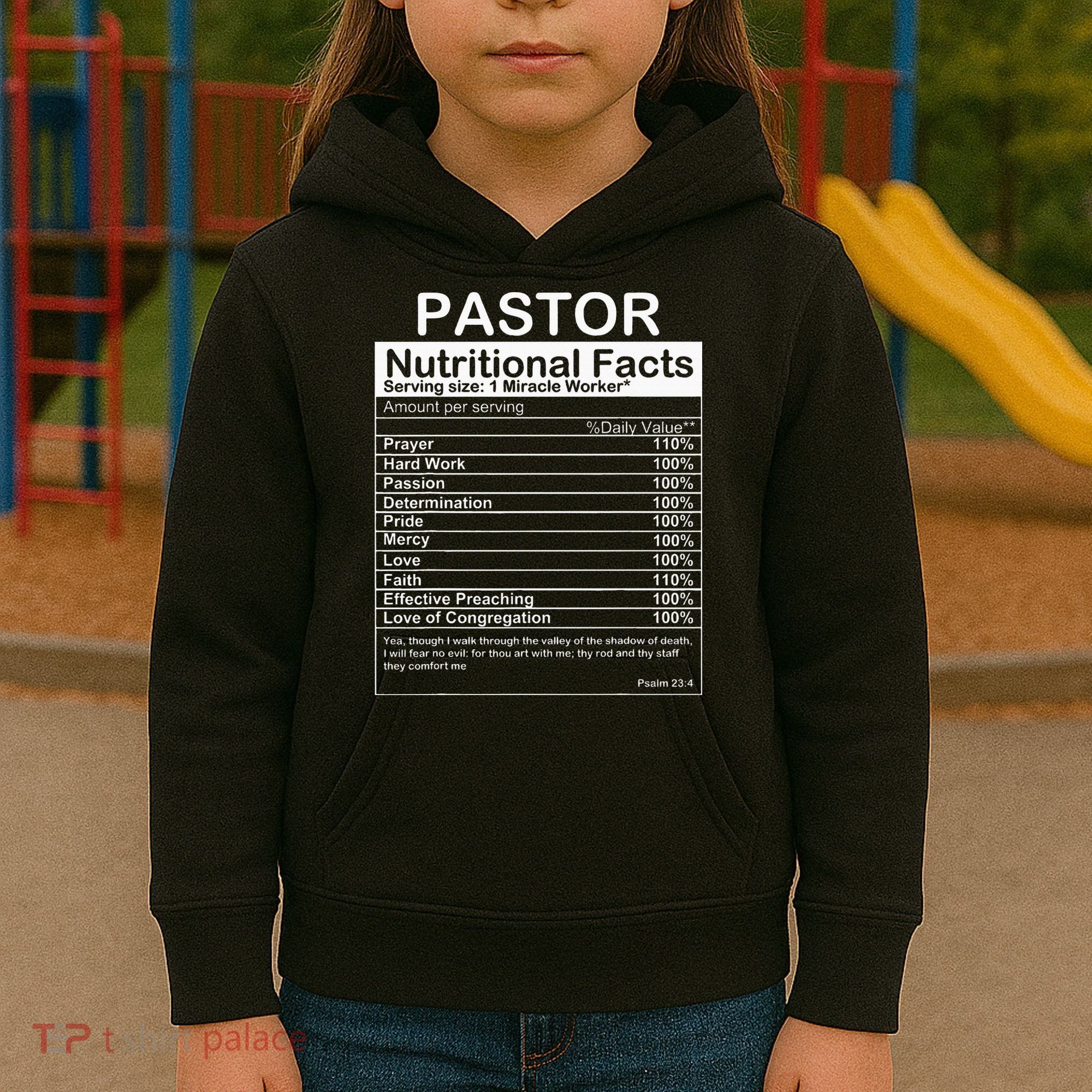Pastor Appreciation Gift Cool Preacher Kids Hoodie