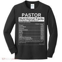 Pastor Appreciation Gift Cool Preacher Kids Long Sleeve Shirt thumb 0