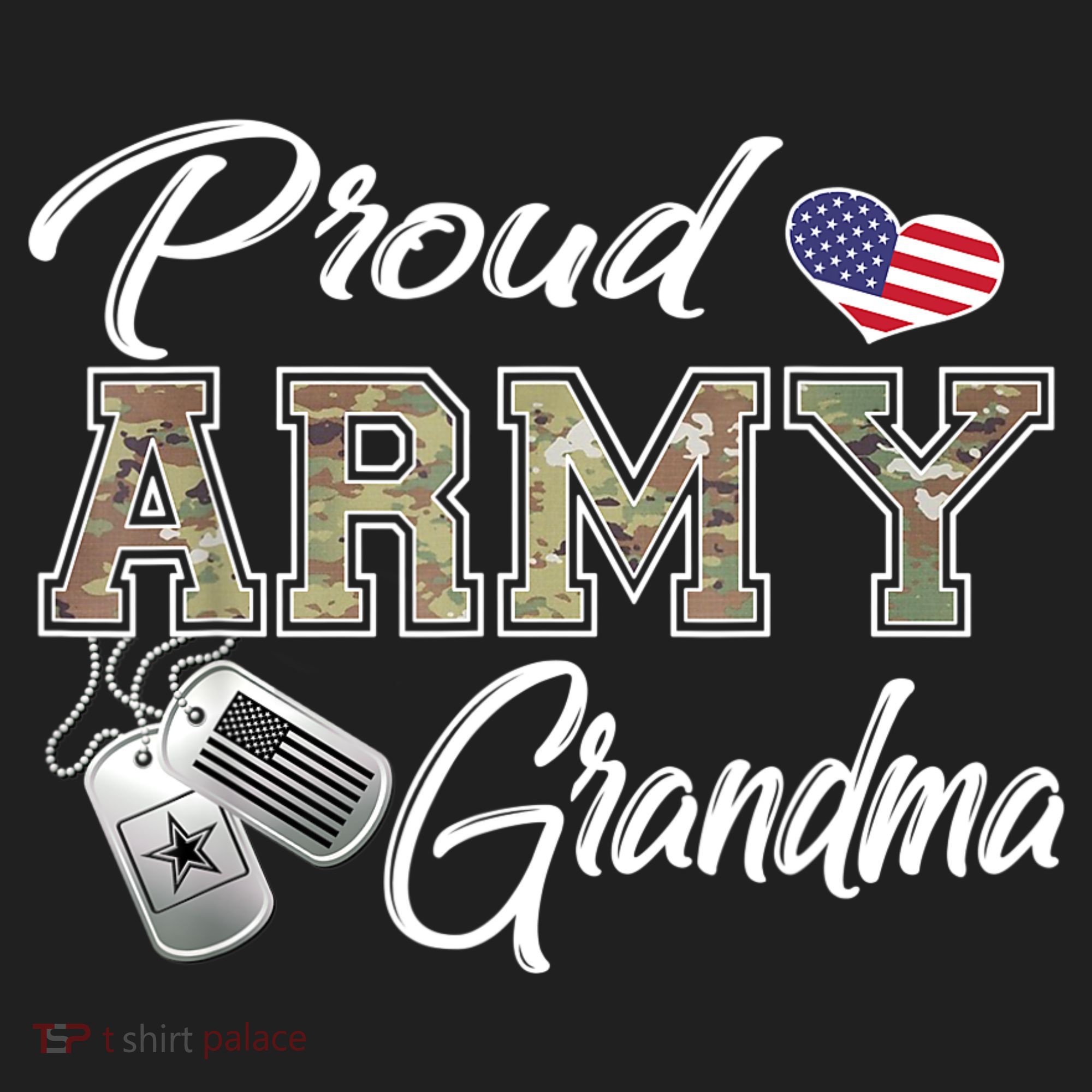 Proud Army Grandma Shirt Military Pride Beanie