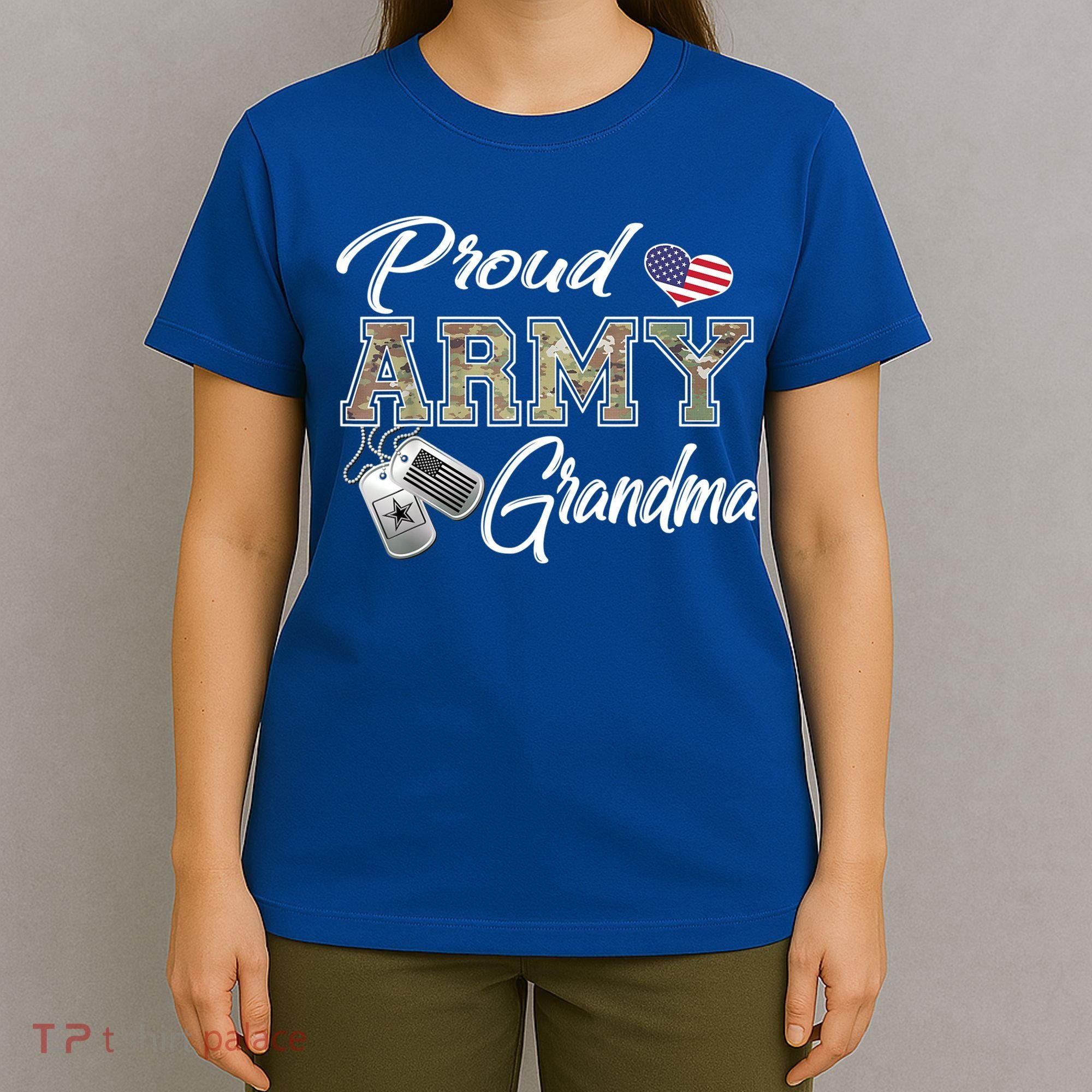 Proud Army Grandma Shirt Military Pride T-Shirt