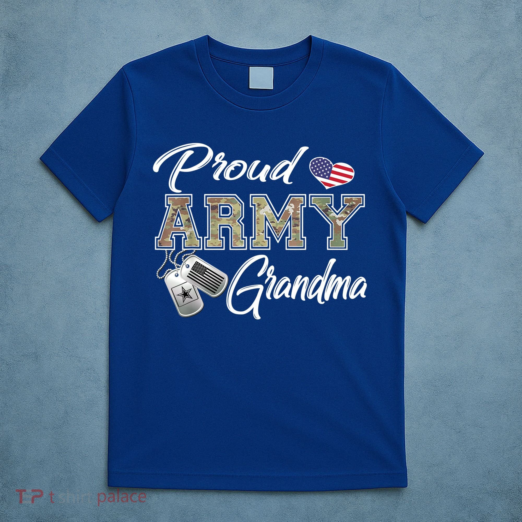 Proud Army Grandma Shirt Military Pride T-Shirt