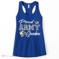 Proud Army Grandma Shirt Military Pride Women's Tank Top thumb 0