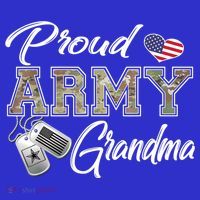 Proud Army Grandma Shirt Military Pride Baby Bodysuit thumb 2