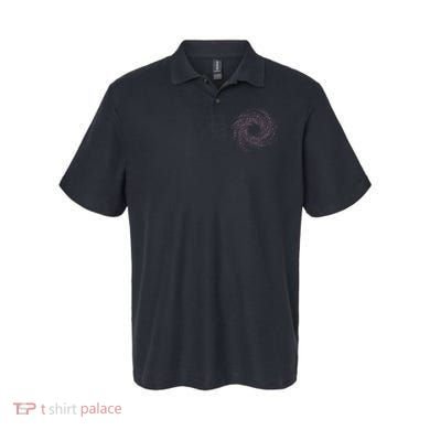 Physicist Astronaut Gift Idea Quantum Physics Spiral Galaxy Polo