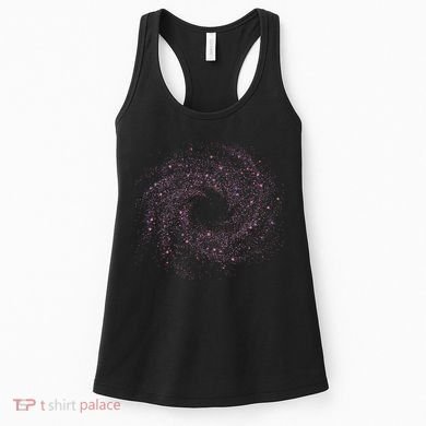 Physicist Astronaut Gift Idea Quantum Physics Spiral Galaxy Women's Tank Top
