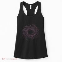 Physicist Astronaut Gift Idea Quantum Physics Spiral Galaxy Women's Tank Top thumb 0