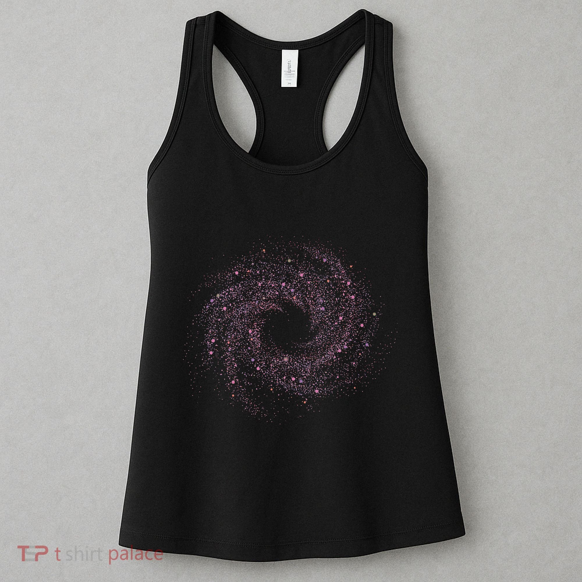 Physicist Astronaut Gift Idea Quantum Physics Spiral Galaxy Women's Tank Top