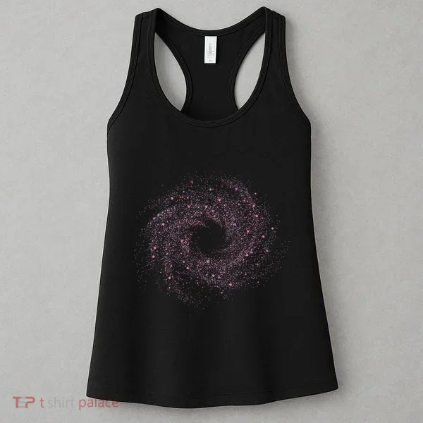 Physicist Astronaut Gift Idea Quantum Physics Spiral Galaxy Women's Tank Top
