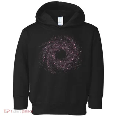Physicist Astronaut Gift Idea Quantum Physics Spiral Galaxy Toddler Hoodie