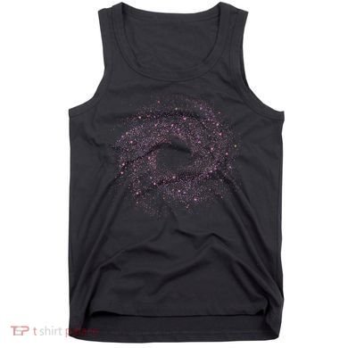 Physicist Astronaut Gift Idea Quantum Physics Spiral Galaxy Tank Top