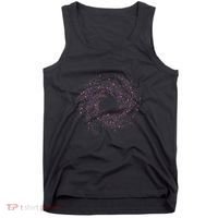 Physicist Astronaut Gift Idea Quantum Physics Spiral Galaxy Tank Top thumb 0