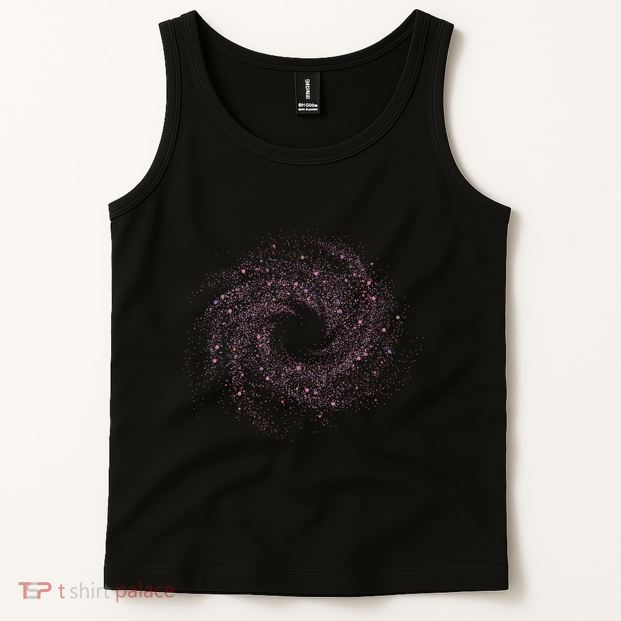 Physicist Astronaut Gift Idea Quantum Physics Spiral Galaxy Tank Top