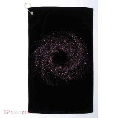 Physicist Astronaut Gift Idea Quantum Physics Spiral Galaxy Golf Towel