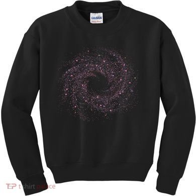 Physicist Astronaut Gift Idea Quantum Physics Spiral Galaxy Kids Sweatshirt