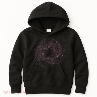 Physicist Astronaut Gift Idea Quantum Physics Spiral Galaxy Kids Hoodie