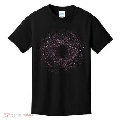 Physicist Astronaut Gift Idea Quantum Physics Spiral Galaxy Kids T-Shirt