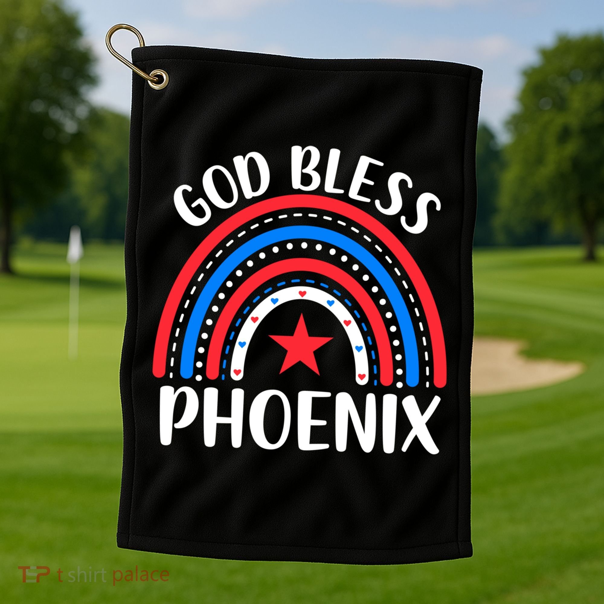 Phoenix Arizona Gift I Love Phoenix Arizona Usa Meaningful Gift Golf Towel