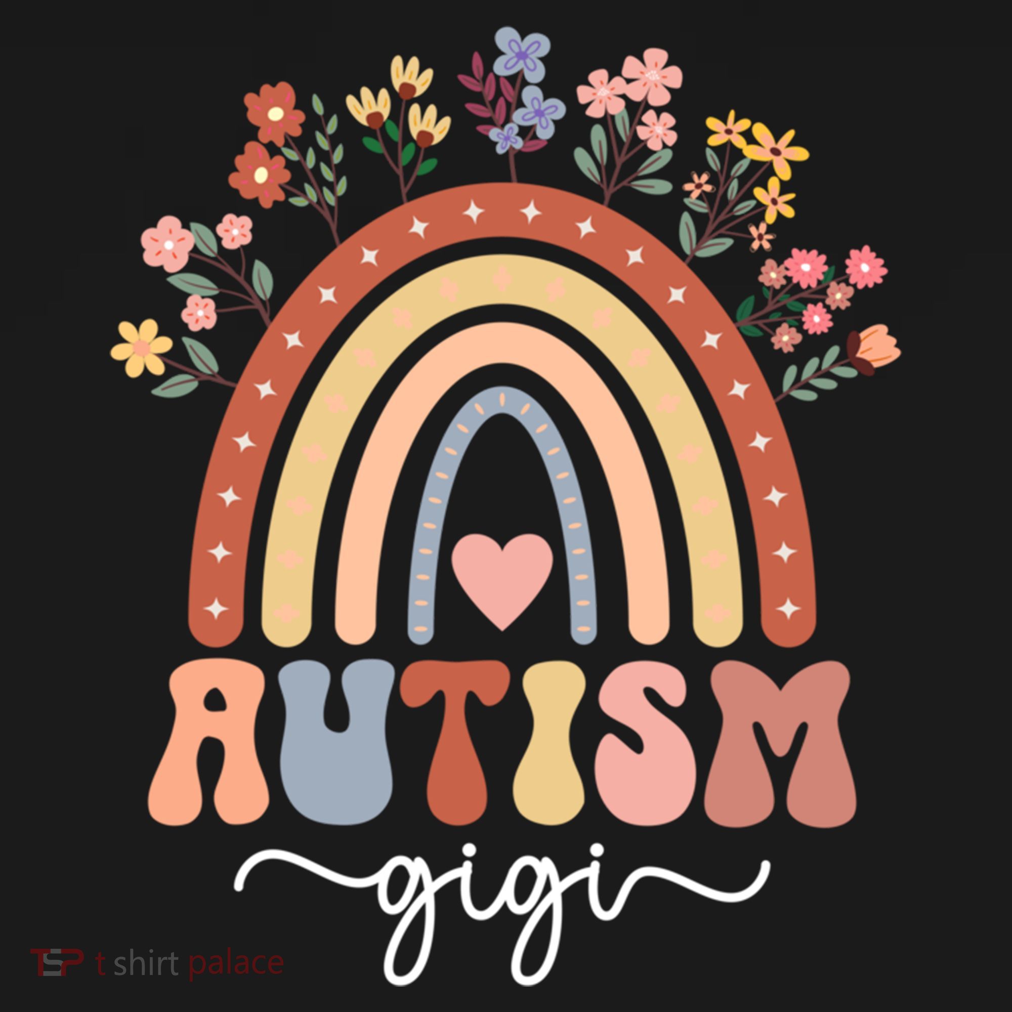 Proud Autism Gigi Rainbow Autism Warrior Gigi Grandma Meaningful Gift Women's Hoodie