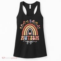 Proud Autism Gigi Rainbow Autism Warrior Gigi Grandma Meaningful Gift Women's Tank Top thumb 0
