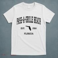 Pass A Grille Beach Florida Fl Vintage Established Athletic T-Shirt thumb 5
