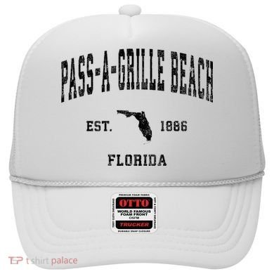 Pass A Grille Beach Florida Fl Vintage Established Athletic Hat