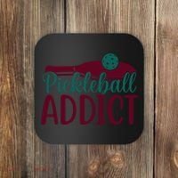 Pickleball Addict Gift For Player Sport Team Coaster thumb 0
