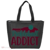 Pickleball Addict Gift For Player Sport Team Tote Bag thumb 0