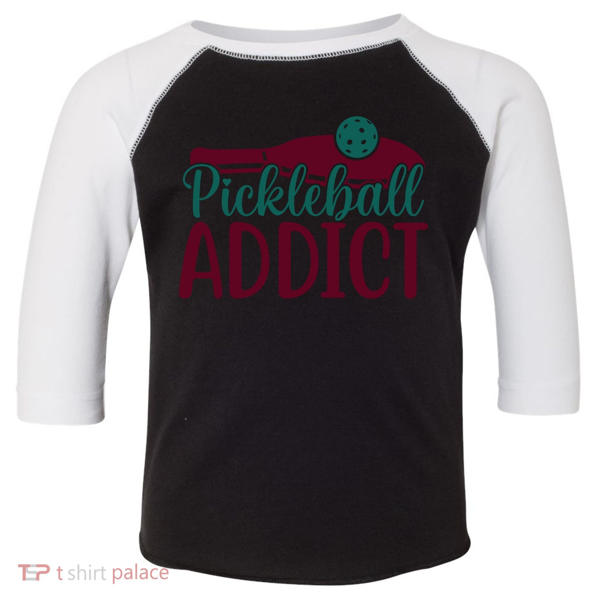 Pickleball Addict Gift For Player Sport Team Toddler Fine Jersey T-Shirt
