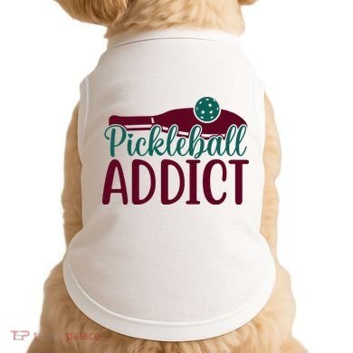 Pickleball Addict Gift For Player Sport Team Doggie Tank